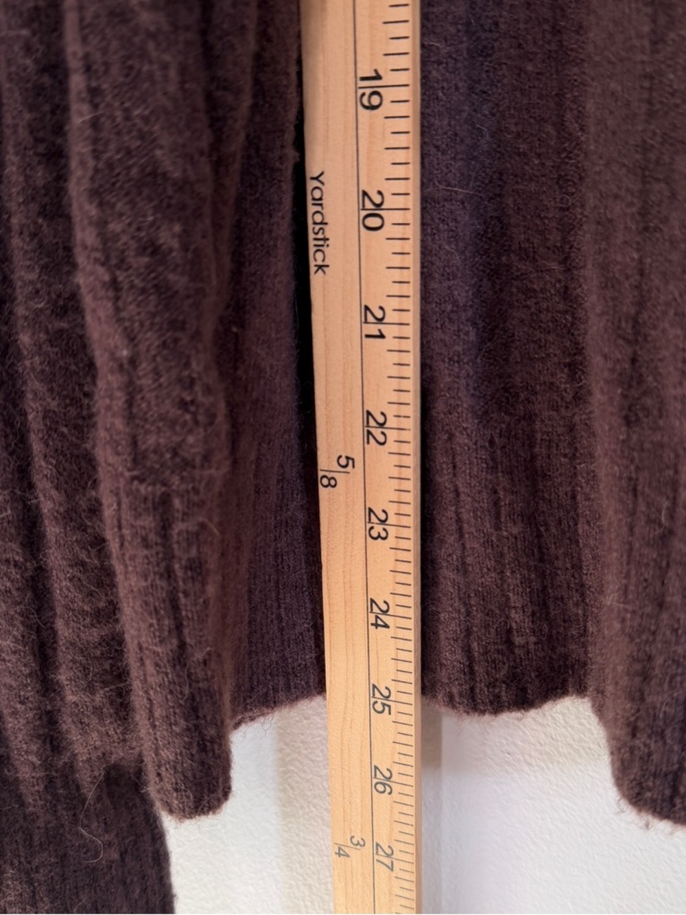 J CREW Ribbed Mockneck Sweater in Supersoft yarn Size XL Brown Knit BM209 - Picture 7 of 8